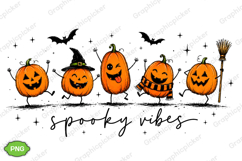 Trending Halloween PNG, Spooky Season PNG, Cute Pumpkin PNG Product Image 3