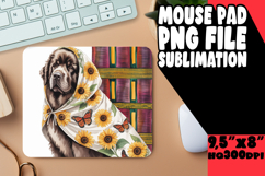 Whimsical Desk Pad Sublimation Ideas, Cute Dog Product Image 1