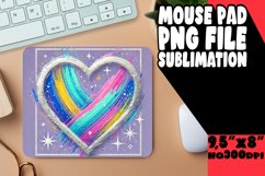 BRIGHT DESK MAT SUBLIMATION MAGIC, Heart Product Image 1