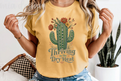 Rhinestone Cactus PNG, Thriving In The Dry Heat Sublimation Product Image 5