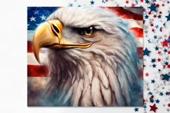 American Flag & Eagle | USA Skinny Tumbler Sublimation Product Image 6