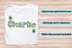 St patrick alphabet png clipart, st patrick letters doodle Product Image 6