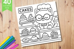 Cozy Eras Coloring Book, Cute and Cozy Digital Coloring Product Image 6