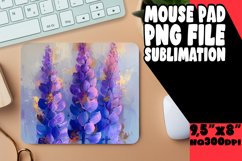 Blossoming Beauty: Sublimated Mouse Pad Designs Art PNG Product Image 1