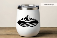 Mountain SVG Bundle - 10 Hand Drawn Mountain Designs Product Image 4