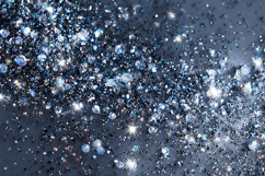 Sparkling background with glittering silver &amp; blue confetti Product Image 1