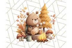 Woodland Autumn Animals PNG Clipart for Fall &amp; Harvest Product Image 2