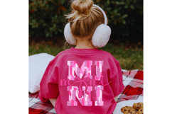 MINI Valentine’s Coquette Brushstroke PNG | Vday Kids Gift Product Image 3