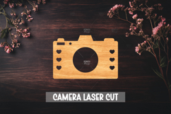 16 Minimalist Cameras Laser Cut Design Product Image 7