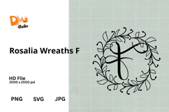 Rosalia Wreaths Monogram Product Image 1