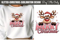 Glitter Christmas Sublimation Designs Clipart Product Image 1