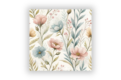 Spring Wildflower Seamless Pattern, Cottagecore Botanical Product Image 6