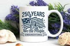 We The People Svg, USA 250th Anniversary Svg, Patriotic Svg. Product Image 7