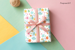 Summer Seamless Pattern, Coastal Tropical Beach Backgrounds Product Image 6