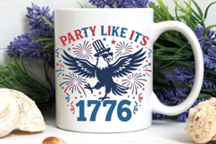 Party Like It's 1776 Svg, 4th Of July Svg, Patriotic Svg. Product Image 7
