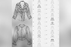 100 Procreate Blouses Stamp Brushes Product Image 7