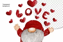 Dwarf in the rain of hearts, The dwarf in love, Valentine's Product Image 5