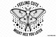 Feeling Cute Svg | Halloween Svg | Svg Cut Files Product Image 1
