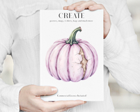 Pastel Pumpkins Clipart, 30 PNG Fall Pumpkin Product Image 7