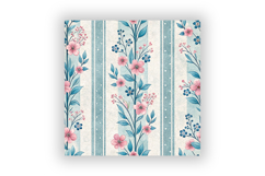 Grandmillennial Floral Seamless Digital Paper, Vintage Pink Product Image 6