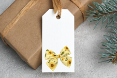 Butter Yellow Sunflower Coquette Bow Clipart Product Image 5