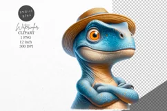 Dinosaur clipart, Dino clipart, Kids sublimation Product Image 1