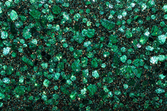 Green glittery surface with sparkling &amp; small crystals Product Image 1