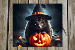 Halloween hedgehog | 8 Skinny tumbler sublimation designs Product Image 6