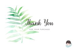 Leaves Watercolor clipart Product Image 6