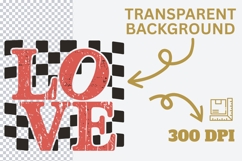 LOVE PNG | Retro Valentine’s Day Sublimation Design Product Image 3