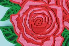 Rose 3D Multilayer SVG/ Rose 3D mandala/ Rose Paper Cut Product Image 10