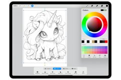 50 Procreate Unicorns Stamp Brushes Product Image 4