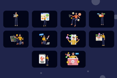 Digital Marketer 3D Illustration Pack Product Image 6