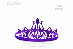 Crown svg Princess crown svg Tiara svg Birthday crown svg Product Image 5