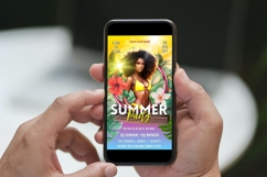Big Summer Party Flyer, Summer Canva Flyer, Summer Pool Product Image 6