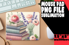 Unique Mouse Pad Sublimation Magic, Books Product Image 1