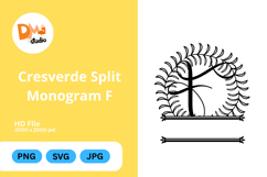 Cresverde Split Monogram Product Image 1