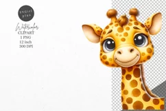 Giraffe clipart, Animals clipart, Nursery clipart Product Image 1