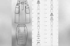 100 Procreate Skirts Stamp Brushes Product Image 7