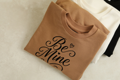 &quot;Be Mine&quot; Calligraphy Love Script Sublimation Design 300DPI Product Image 3