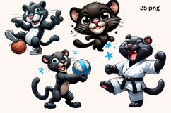 Panther Funny Moments Clipart Product Image 6