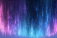 Depiction of the aurora borealis in the night sky Product Image 1