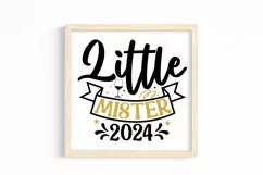 Little Mister 2024 SVG, Happy New Year SVG Product Image 3
