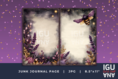 Mystic Nocturne Junk Journal Pages. 5 Fantasy Animal Spreads Product Image 6
