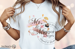 Mr And Mrs Glam Wedding PNG Fashion Clipart Sublimation Product Image 7