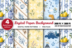 Digital Paper Background PNG Product Image 1