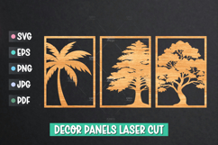 18 Tree Wall Art SVG - Tree Templates Cut Files Product Image 7
