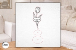 Standing Flower Tulip Laser Cut | Glowforge | SVG Product Image 2