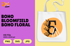 Boho Bloomfield Boho Floral Monogram Product Image 1