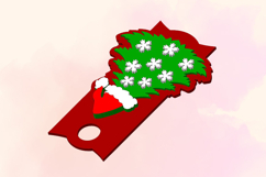 Christmas Tree 40 OZ Tumbler Stl File for 3D Printinting Product Image 6